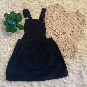 H&M Overall skirt with Top